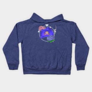 Scholar from FF14 Job Crystal with Flowers T-Shirt Kids Hoodie